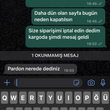 Valerie.coffe.tr (Instagram) Yalan Söyleyen Firma