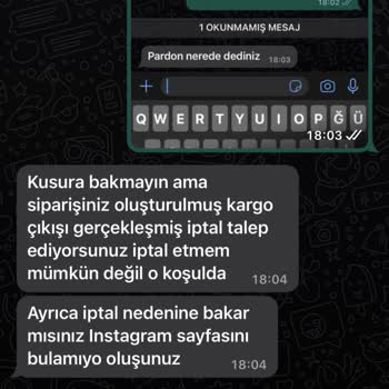 Valerie.coffe.tr (Instagram) Yalan Söyleyen Firma