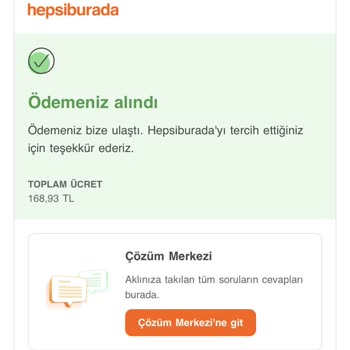 Hepsiburada İptal Edilen Ürün Teslim Edilmiş