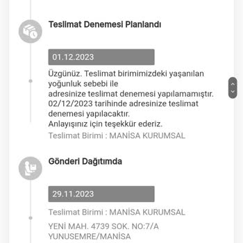 MNG Kargomu Getirmeden İade Etti