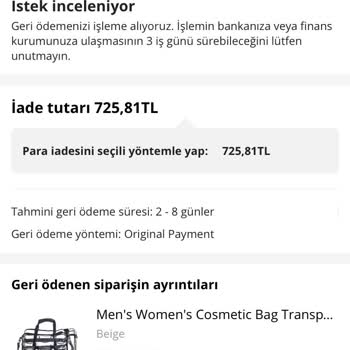 Aliexpress Para İademi Yapmadı