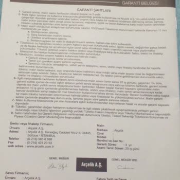 Arçelik Servis Destek (0850 241 98 90) Buzdolabı Kokusu Ve Teknik Sorunlar