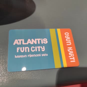 Atlantis Fun City Ümraniye Oyun Parkı Kart Sorunu