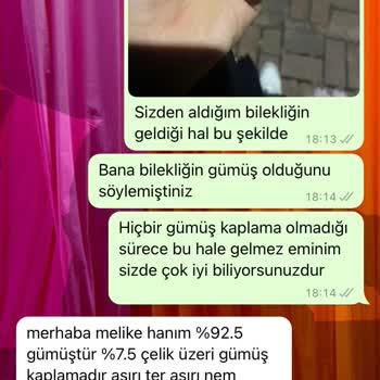 La Victoria's Accessoire Sahte Gümüş Bileklik