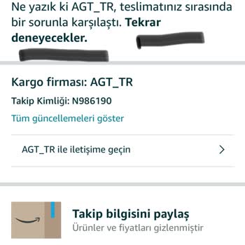 Amazon Türkiye Teslimat Gecikmesi