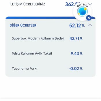 Turkcell Superbox Bitmeyen Modem Kullanım Ücreti