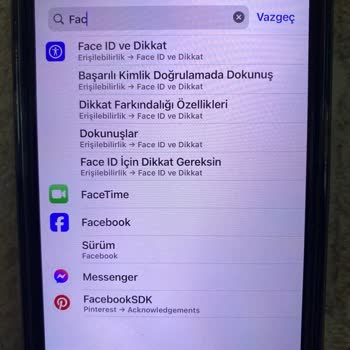 iPhone 11 Pro Max 17.1 Güncelleme Sonrası Face ID Hatası