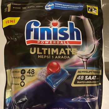 Finish Ultimate Bulaşıkların Üstünde Kimyasalları Kalıyor!