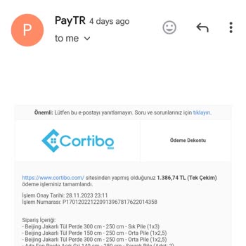 Cortibo.com Cortibo Sipariş Gönderme