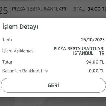 Coffy Uygulamasının Yapmadığı İade