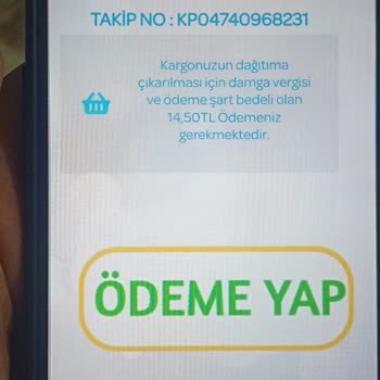 PTT Kargo Dağıtım Ve Vergi Ücreti İstiyor Kargom Ücretsizdi