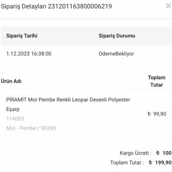Https://www.esarp.com Ücreti Ödenen Ürünü Göndermedi