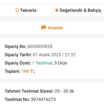 Trendyol Yemek Siparişimi İptal Ettiler Paramı İade Etmediler