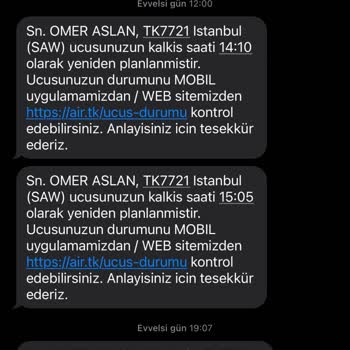 Anadolu Jet Uçak Seferi İptali