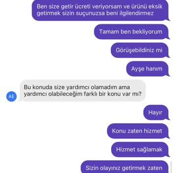 Getirin Eksik Getirdiğini Ürünü (stokta Var) Getirmeme Çabası