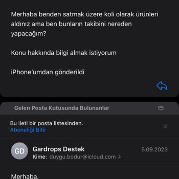 Gardrops Paramı Alamadım Ulaşamıyorum