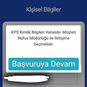 Denizbank Mavi Kart Kimlik Sorunu