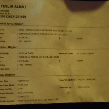 Servis Duman Koku Beyaz Airfel