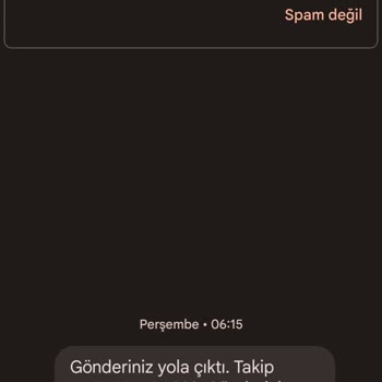 Ada Beyan Kargo Mesajı