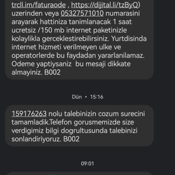 Turkcell Ödemiş Olmama Rağmen Hattım Aramaya Kapatıldı Ve Mağdur Durumdayım
