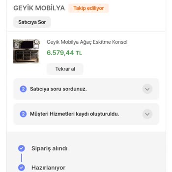 Hepsiburada Geyik Mobilya Satıcısı Teslimat Yapmıyor
