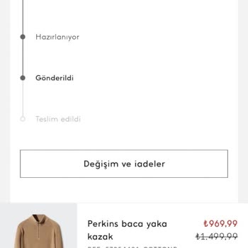 Mango Kargom İsteğim Dışında İade Edildi.