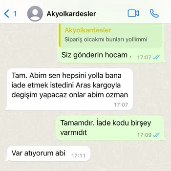 Akyol Kardeşler Akyolkardesler.com 'un Müşterilere İade Yapmaması, Ayıplı Mal Satması