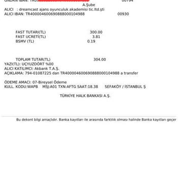 Dream Cast Ajans Paramı Geri İstiyorum