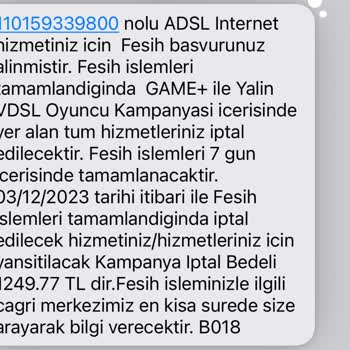 Superonline Yasal Olmayan Fatura Ve Onayım Olmayan Bir Tarife