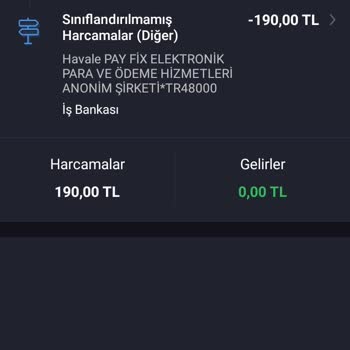 PayFix Para Hesaba Geçmedi