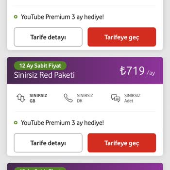 Vodafone Aşırı Yüksek Fiyatlı Taahhüt