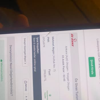Öz Sivas Seyahat AŞTİ Dışı Yolcu Alımı