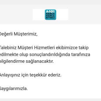 A101 Pişmanlıktır Aman Dikkat