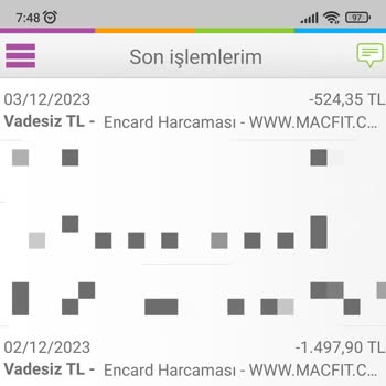MACFit (İstanbul Avrupa) Onaysız Çekilen Üyelik Ücreti