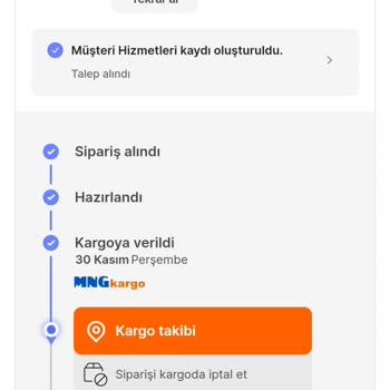 MNG Kargo Firmasının Adres Değiştirmeye İzin Vermemesi