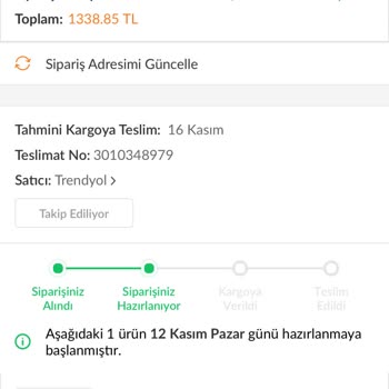 Thermoad Trendyol İptal Etmiyor Ürünü