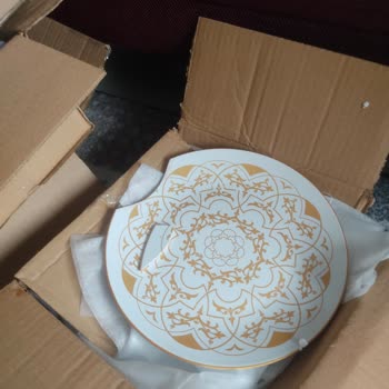 LCW Home Keramika Marka Kırık Tabak