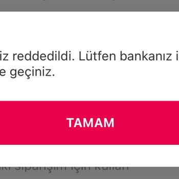 Yemeksepeti Cüzdan Bakiyemi Kullanmama İzin Vermiyor