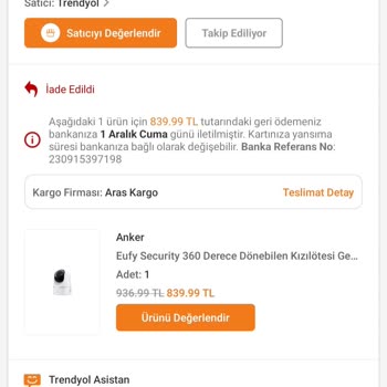 Trendyol Eufy Security 360