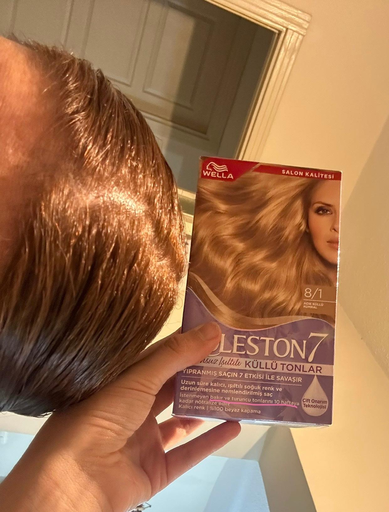 Koleston's New Series Koleston 7 Ash Blonde Dye Turned My Hair Orange