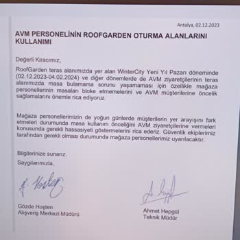 Terracity AVM AVM Çalışanlarına Yönelik Sınıf Ayrımı Ve Hak İhlalleri