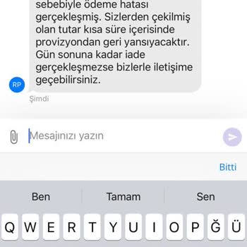 Getir Israrla İade Yapmıyor