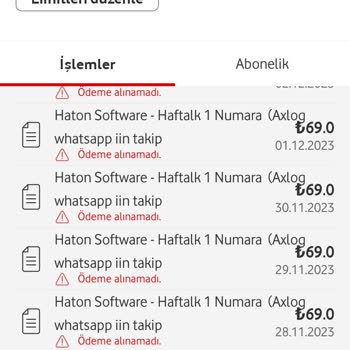 Axlog Üyeliğinini İptal Etmek
