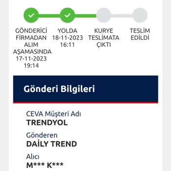 Trendyol Dan Aldığım Ürün Teslim Edilmedi