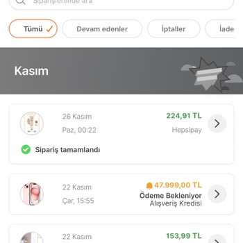 Hepsiburada Alışveriş Kredisi İle Alınan Telefon
