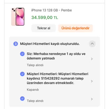 Hepsiburada Eskiyi Yenile Gönderdiğimiz Telefonun Ödemesi Yapışmadı