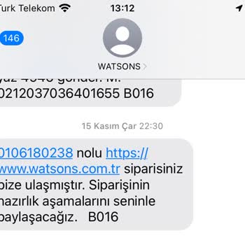 Watsons Mağduriyeti Ürünlerim Hala Gelmedi