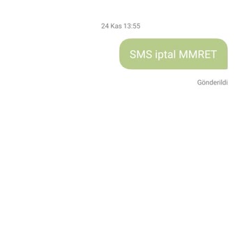 Media Markt SMS İptal Mesajı