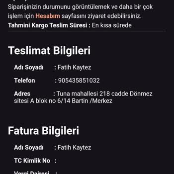 Tudors 20 Gündür Gömlek Kargoya Verilmemesi