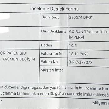 Üretim Hatası! Skechers GO Run Trail Altitude Kayan Ayakkabı